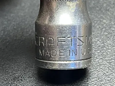 Craftsman USA 9mm 12 Point 3/8" Drive Shallow Socket 44301 G Series            n