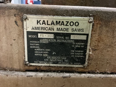 Used KALAMAZOO FS-350SA Circular Cold Saws Ohio US | Equipment Recovery Corp. #1330663