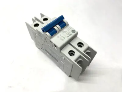 USED ALLEN-BRADLEY SER. D MINIATURE CIRCUIT BREAKER 2 POLE 20A 480Y/277V