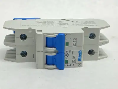 New | in-Stock Altech Corp Miniature Circuit Breaker 2-Pole 15A 480Y/277VAC Circuit Breakers Michigan US | Maverick Industrial Sales #1389192