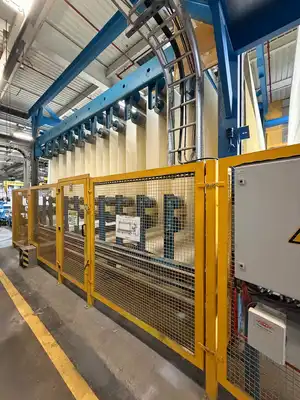 Used Sheet Flooring Production Line 12' (3.65m) Complete Plants New Jersey US | Perry Equipment #1207305
