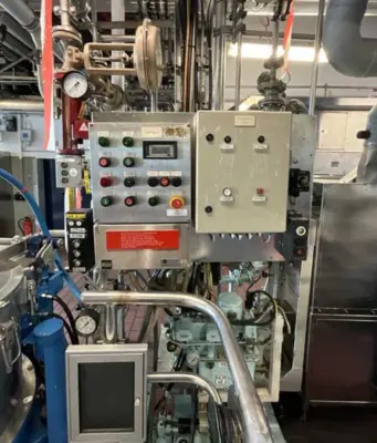 Ellerwerk 733 C perforate basket centrifuge, Hastelloy C-22.