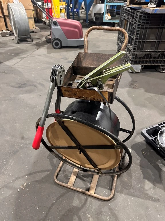1/2" NYLON STRAPPING CART & TOOLS