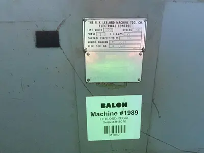 Used LEBLOND 1989 Engine Lathes Ohio US | HGR 24 #1321463