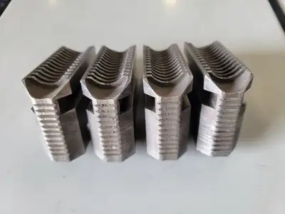 Lathe Chuck Top Jaws 3-1/2" x 2-1/2" x 1-1/4" (Set of 4)