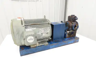 Gorman Rupp GHC1 1/2GF3-B0004 Positive Displacement Gear Pump 1.5"NPT 15GPM 3Hp