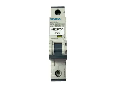 USED SIEMENS MINIATURE CIRCUIT BREAKER 1-POLE 230/400V 2A
