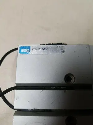 USED BIMBA DUAL ROD GUIDED PNEUMATIC SLIDE