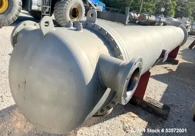 Industrial Unused Southern Heat Exchanger Shell & Tube Heat Exchanger – 1459 Sq Ft, 304L Stainless Steel