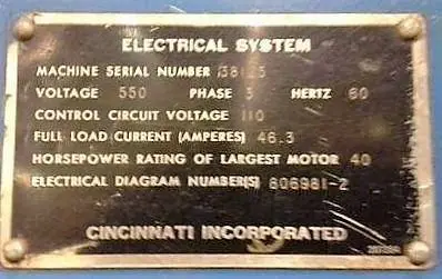 USED 1971 CINCINNATI 5FL-14