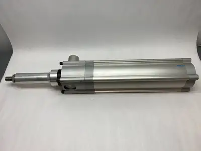 USED FESTO DBL-ACTING ISO CYLINDER ROD LOCK ATTACHED, 1722457
