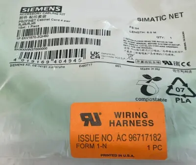 NEW SIEMENS 6XV1870-3QH60 ACCESORY CABLING KIT 6.0M 6XV18703QH60
