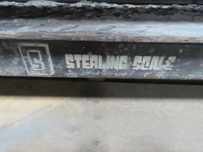 48" x 48" Lewco Roller Conveyor with Sterling Scale