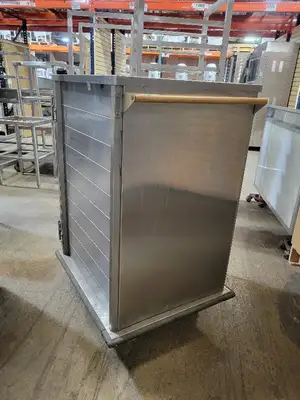 10-Tier Stainless Steel Enclosed Food Tray Cart