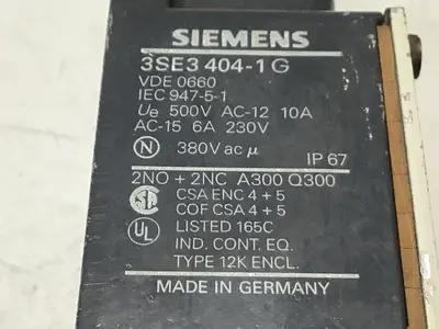 USED SIEMENS 3SE3 404-1G