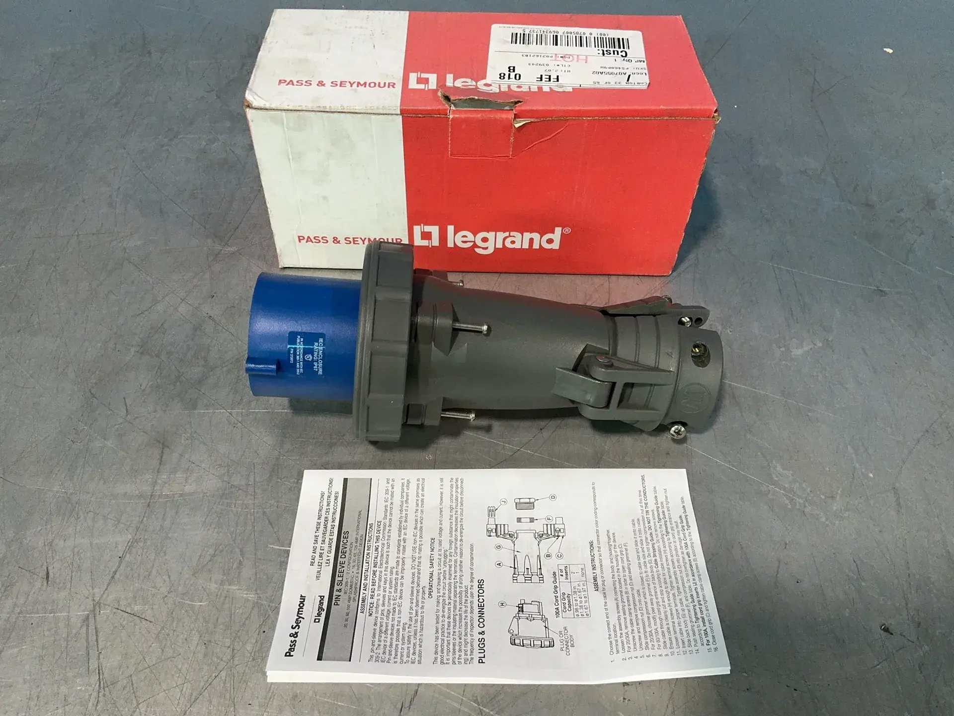Used PASS & SEYMOUR LEGRAND PS460P9W Bus Bars & Plugs Ohio US | HGR 24 #1489740
