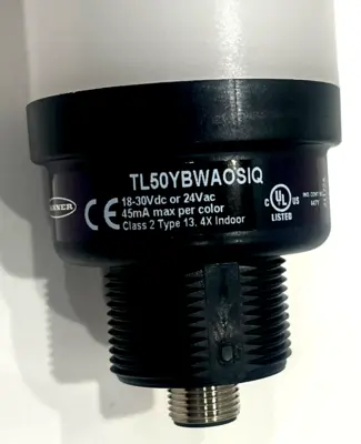 NEW BANNER ENGINEERING TL50YBWAOSIQ STACK LIGHT 808597