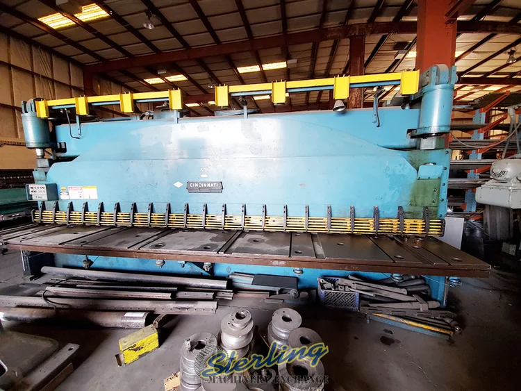 Used CINCINNATI, INC 4FL Power Squaring Shears (Inch) California US | Sterling Machinery Exchange #1467200