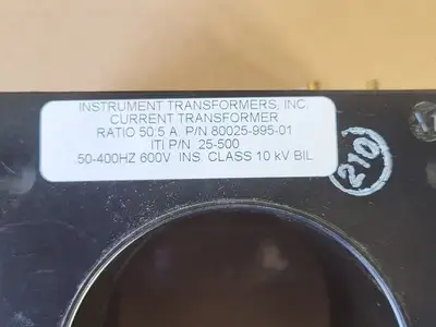 USED 2007 INSTRUMENT TRANSFORMERS, INC. 80025-995-01