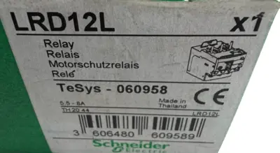 NEW SCHNEIDER ELECTRIC LRD12L RELAY