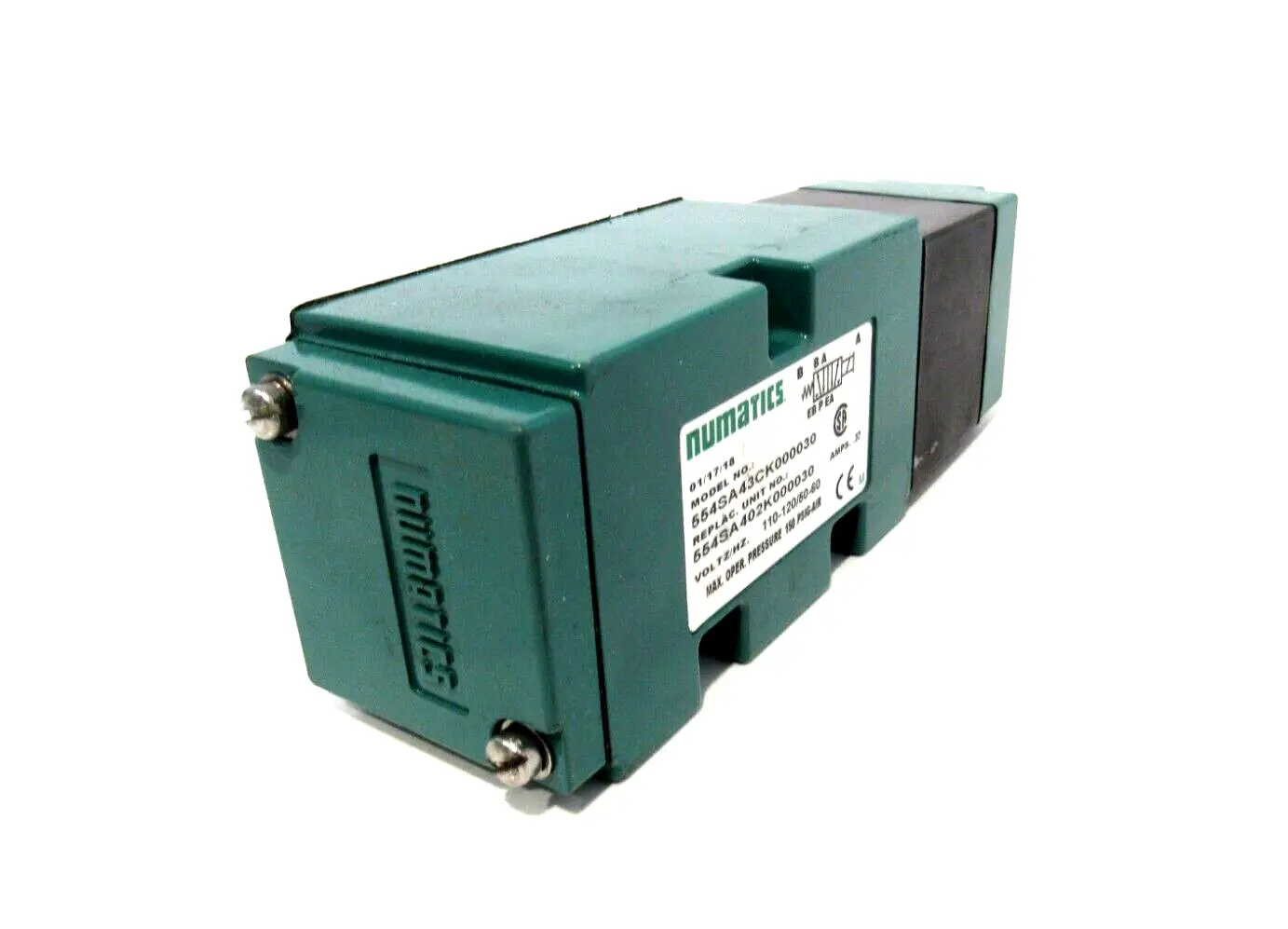 NEW NUMATICS 554SA43CK000030 SOLENOID VALVE
