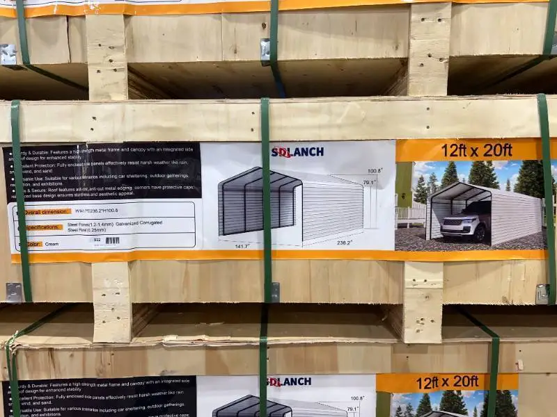 SDLANCH High End Carport 12 x 20 (SDLC1220)