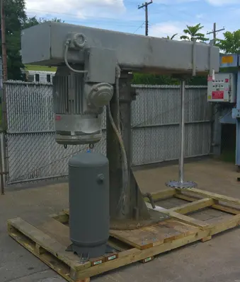 SPC8581  Mixer and Blender 50/25 hp Cowles disperser, air over oil lift, two speed drive