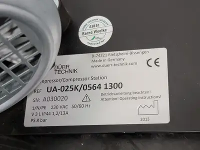 USED DURR TECHNIK A-025/05641100
