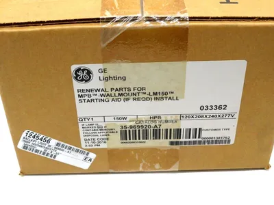 NEW GE LIGHTING 35-969920-A 7 RENEWAL PART KIT FOR MPB 150W 35969920A7