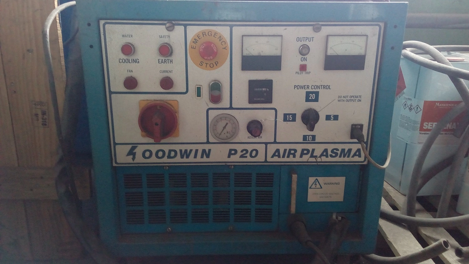 USED 1991 GOODWIN AIR PLASMA P20