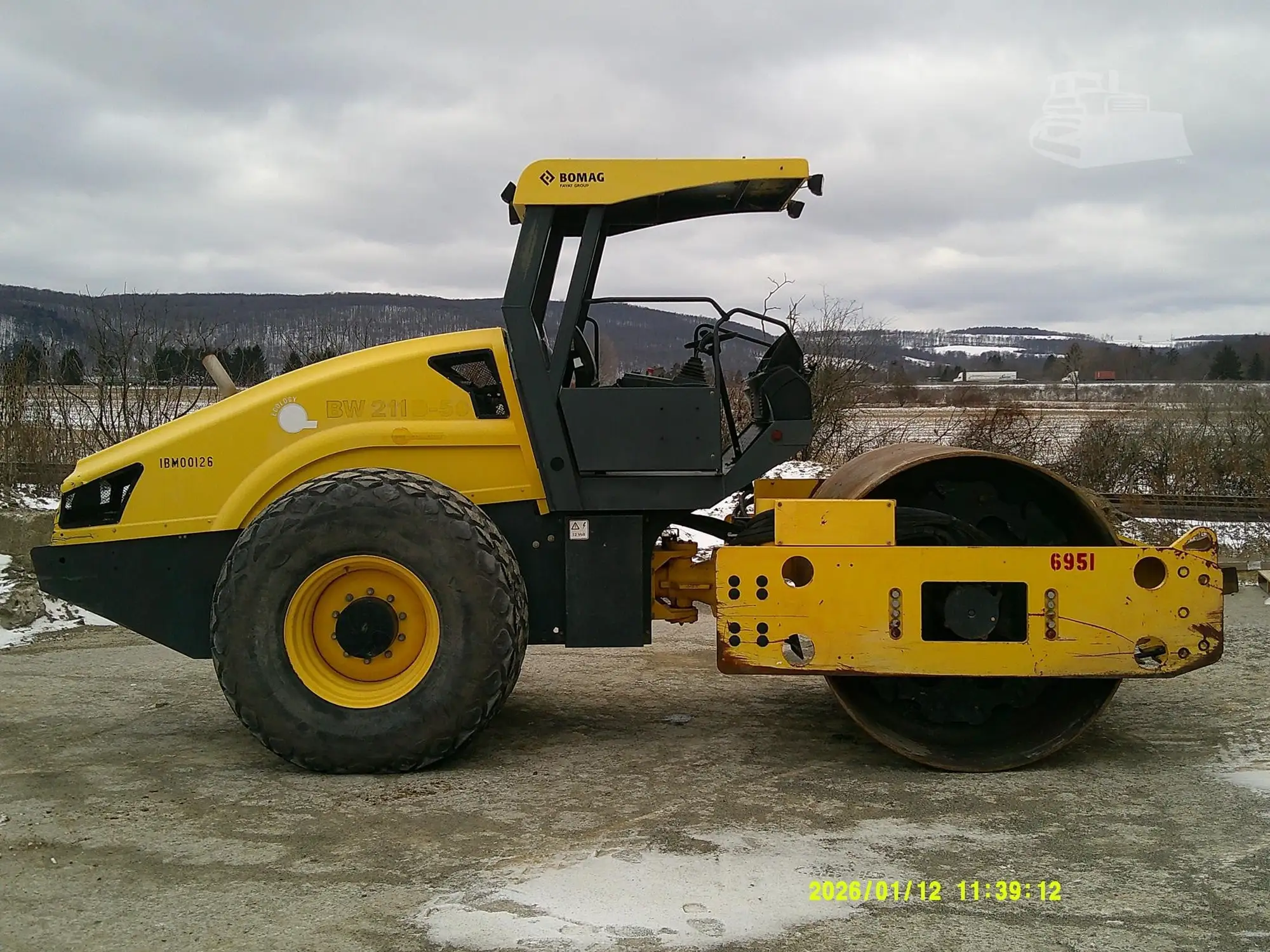 Used 2015 BOMAG BW211D-50 Single Drum Rollers New York US | Beck Equipment #1509325