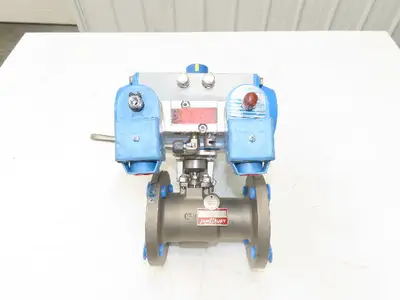 Jamesbury 71500313600XTZ2 2" Ball Valve 316SS ANSI Flange Pneumatic Actuator