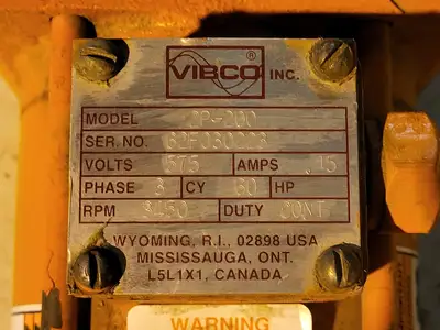 Used VIBCO 2P-200 Motors (misc) British Columbia CA | Lenmark #246300