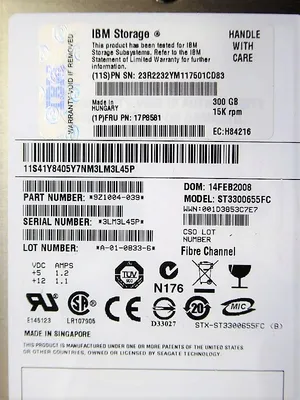 IBM 23R2232 TotalStorage Fiber Channel Drive Used