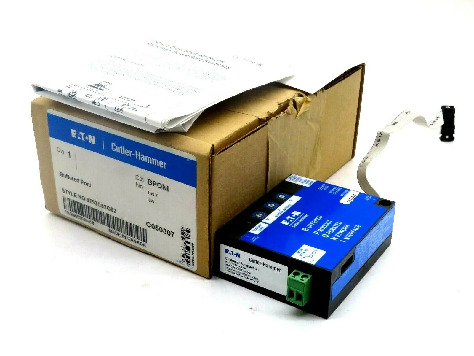 NEW EATON CUTLER HAMMER 8793C52G02 NETWORK MODULE