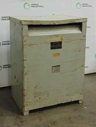 63 KVA Dry Type Isolation Transformer Primary 460 Volt Delta Secondary 460Y/266 Westinghouse 8E748 TESTED