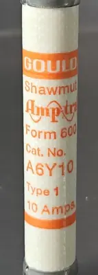 Gold shawmut A6Y10 Time delay fuse. Loc4D32