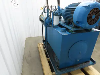 Eaton Vickers Hydraulic Power Unit 120 Gallon 29 GPM 3000PSI 30Hp 230/460V 3Ph