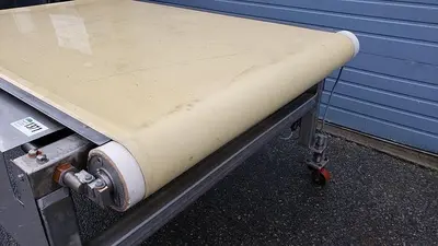 6' L x 4' W Flat Belt Conveyor