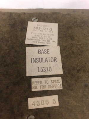 New | in-Stock Paragon 502-122-3 Timers Indiana US | J&J Industrial Supply #524584