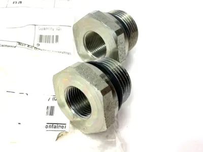 USED PARKER ERMETO DIN REDUCER PLUG BSPP STEEL