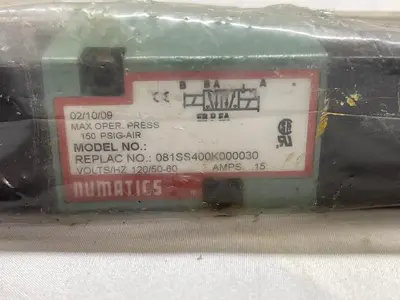 New | in-Stock NUMATICS NUMATICS 081SS400K000030 Parts (Hydraulics and Pneumatics) | ND Industrial Surplus #1215544