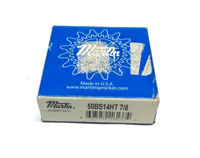 USED MARTIN SABERTOOTH BORED SPROCKET 14-TOOTH 7/8" KEYED