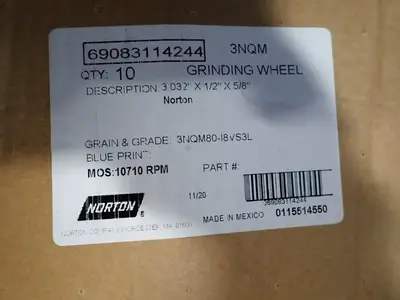 Norton, Lcb Print Multipack Grinding Wheels