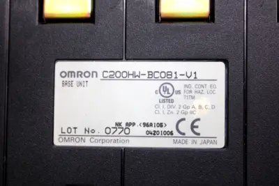 USED OMRON C200HW-BC081-V1