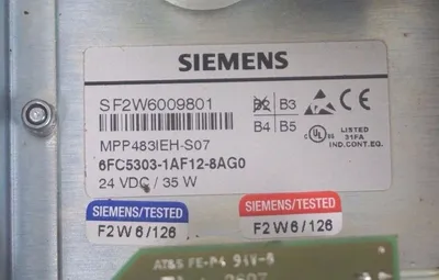 USED SIEMENS 6FC5303-1AF12-8AG0 SINUMERIK PUSH BUTTON PANEL 6FC53031AF128AG0