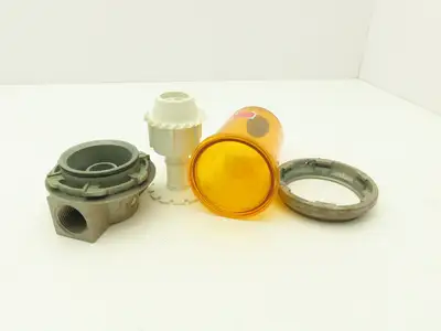Schrader Bellows 3538-1000 Pneumatic Lubricator Air Filter 1"NPT Poly Bowl