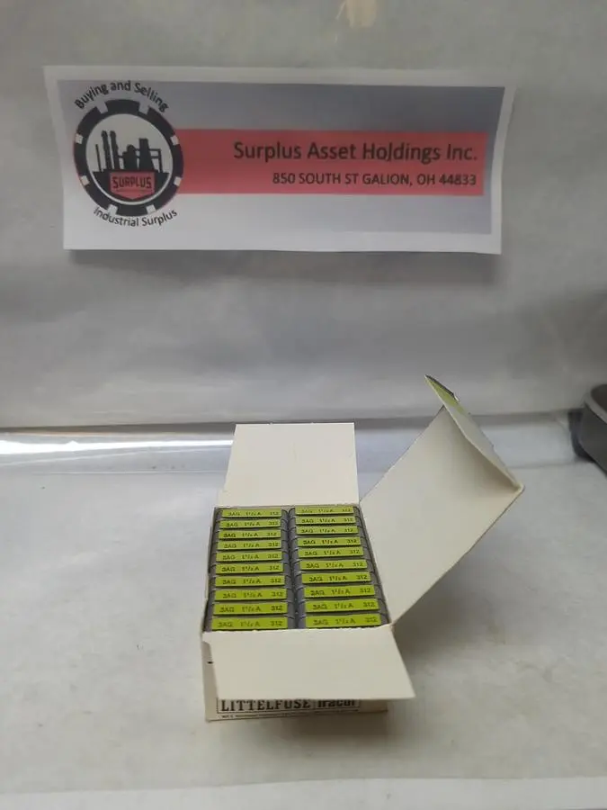 New | in-Stock LITTELFUSE 3AG 1-1/2A Miscellaneous Equipment (Electrical & Power) | Surplus Asset Holdings #1195028