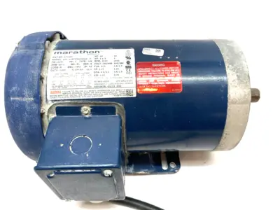 Used Marathon Electric 3-Phase Electric Motor 143TC Frame 3515 Rpm 1-1/2HP A.C. Motors Michigan US | Maverick Industrial Sales #1397254