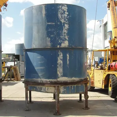 SPC6756  Tank 1821 gallon vertical tank, Inconel, slope